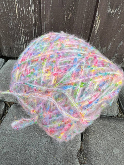 Мимоза набор пряжи и описание на Жилет оверсайз до 54+