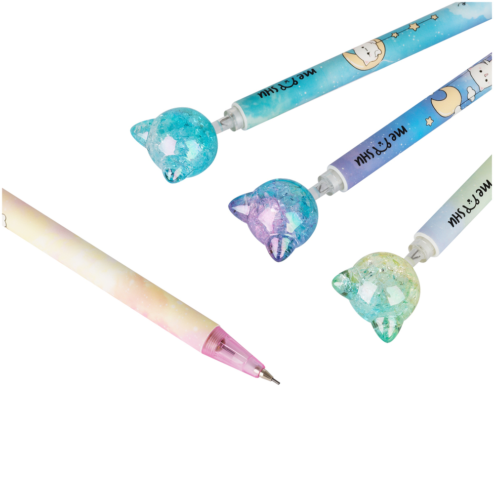 Карандаш механический "Cute Cats", 0,7мм, софт-тач, ассорти, с топпером