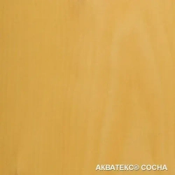 АКВАТЕКС 2 в 1 защитно-декоративное покрытие для дерева, алкидное, полуматовое, лессирующее, сосна (0.8 л)