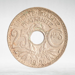 France, 25 Centimes 1936 - Edmond-Émile Lindauer, VF