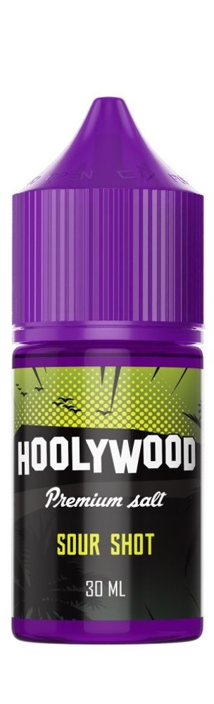 Hoolywood Premium Salt - Sour Shot (Синяя малина и кислый мармелад), 30 мл