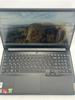 Ноутбук Lenovo IdeaPad Gaming 3 15ACH6 (82K201D1RK) 15.6"/AMD Ryzen 5 5600H/RAM 8GB/SSD 256GB/Nvidia RTX3050 4GB/1920*1080/IPS/DOS/Подсветка кл-ры: LED/Черный. Состояние: Уценка/большой след. на матрице от клавиатуры
