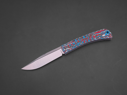 Складной нож Slip Joint [Magnacut Red Blue Carbon]