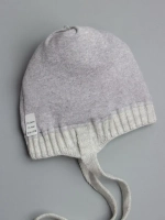 Шапка для девочки с ушками осенняя