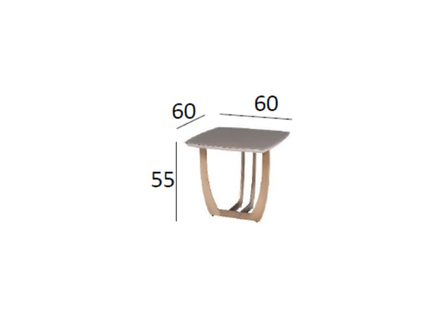 Стол журнальный Garda Decor Garda Decor Космос (Space) 60*60*55 см