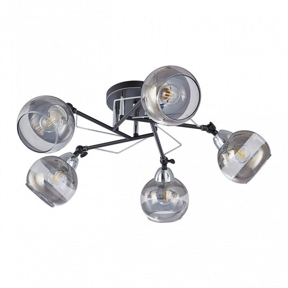 Потолочная люстра Arte Milano AMALFI-323685 323685/5B BK+CR