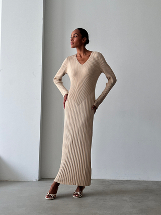 Платье BLISS, бежевый