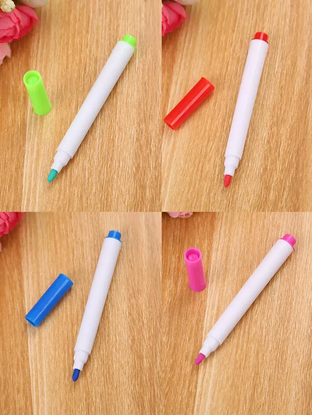 Маркеры цветные стираемые меловые набор