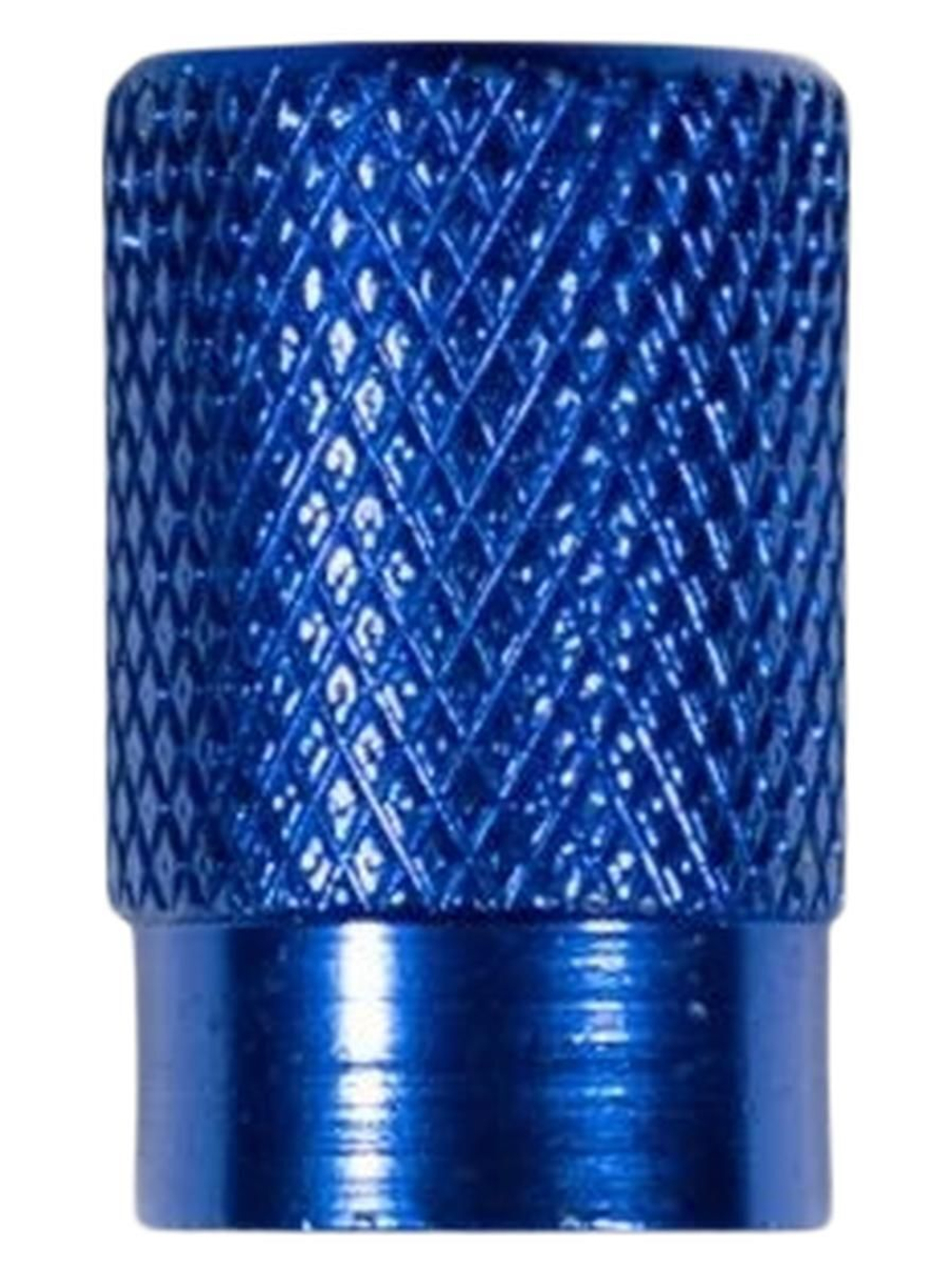 Колпачки на ниппель вентиль синие 2 штуки