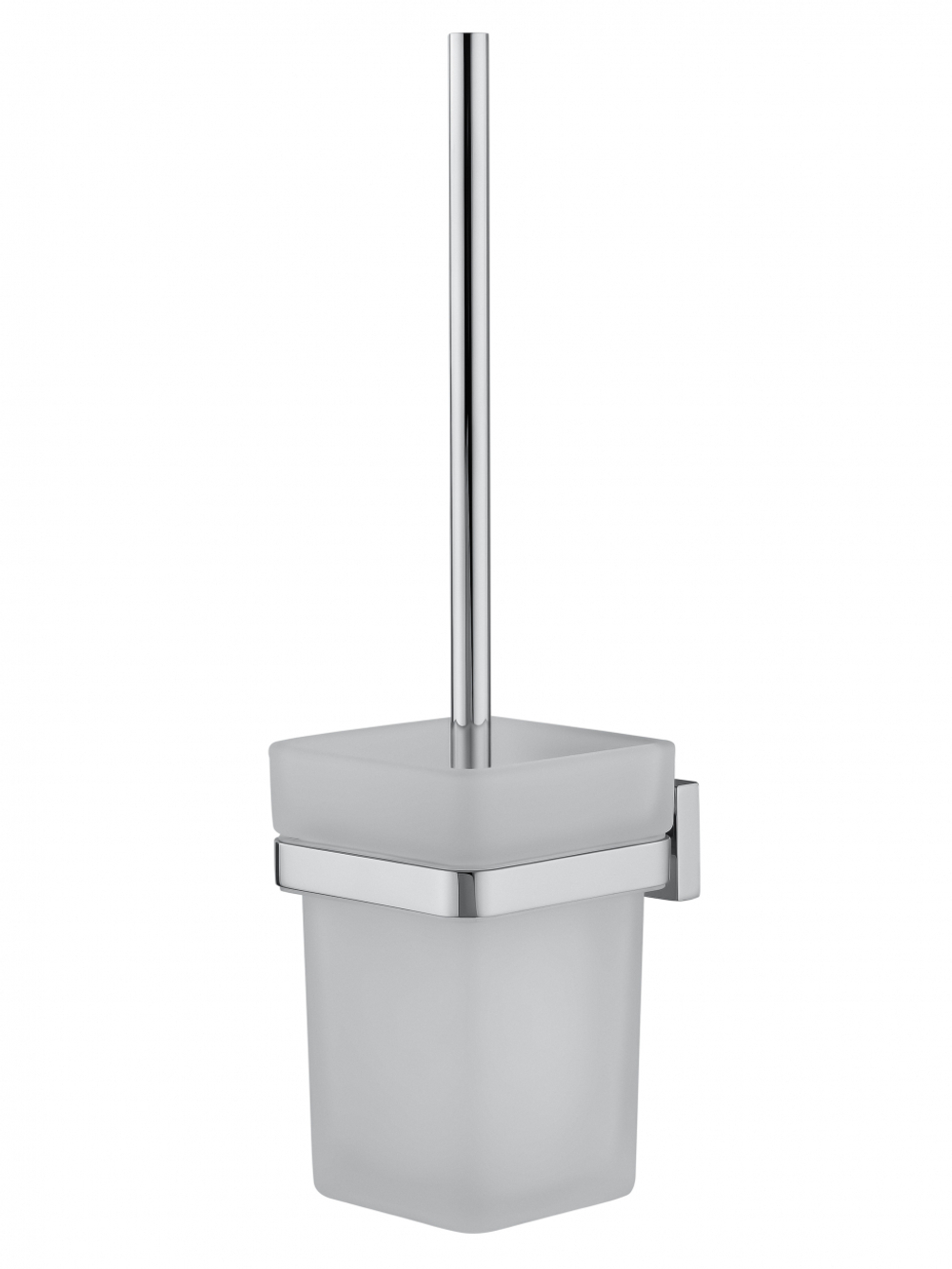 Туалетный ершик в комплекте WONZON & WOGHAND FLAT, Хром (WW-9729)