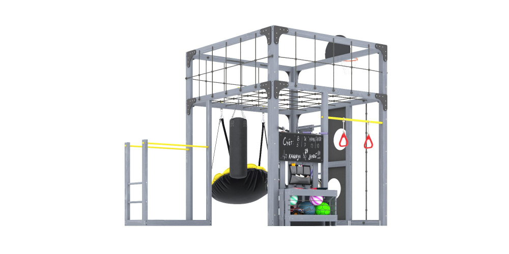Детская площадка Савушка КУБ-1 (Серый)