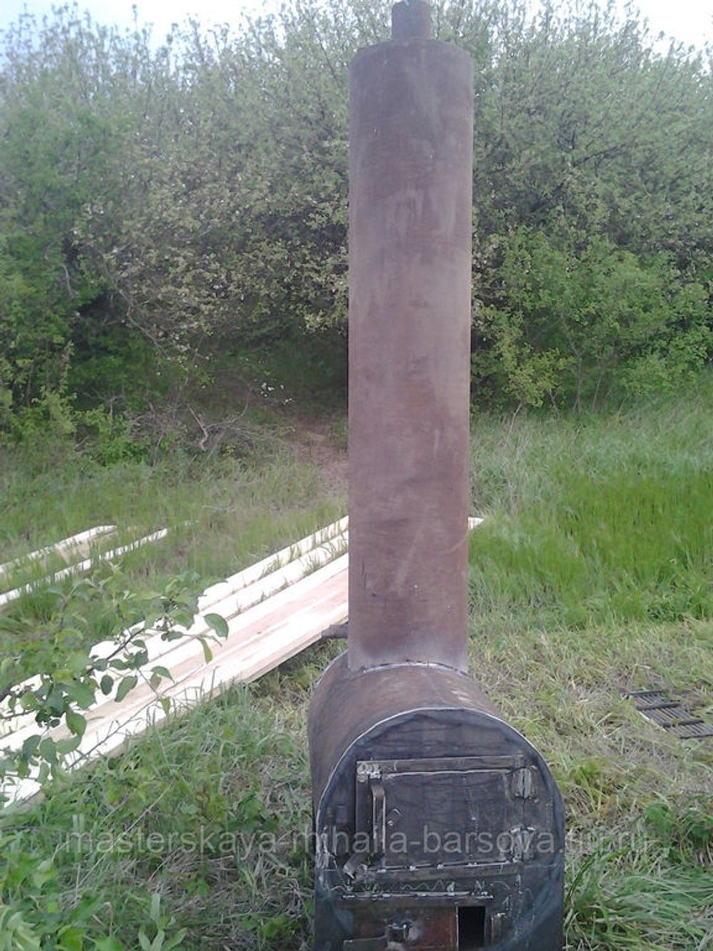 Водонагреватель на дровах для дачи