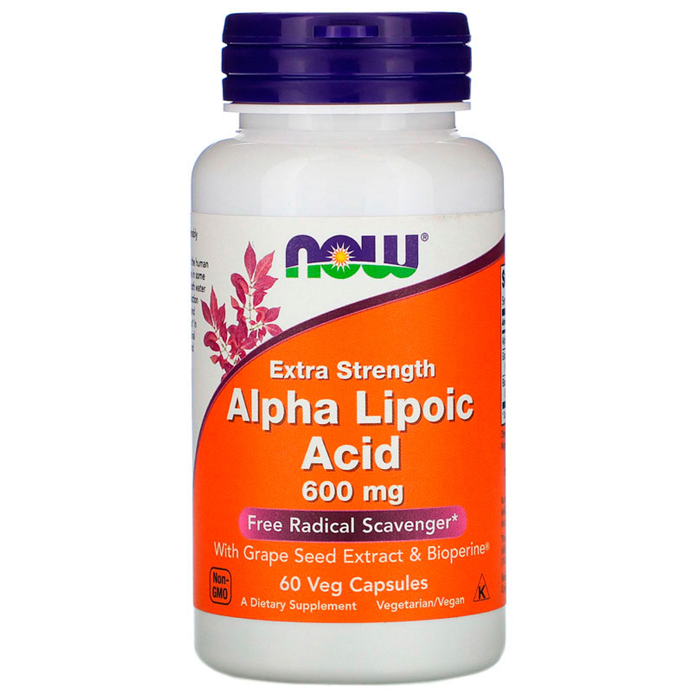 NOW Alpha Lipoic Acid 600 мг. (60 капс.)