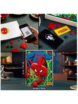 Конструктор Марвел Картина Человека-Паука 2099 деталей