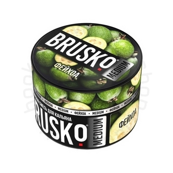 Бестабачная смесь для кальяна BRUSKO, 50 г, Фейхоа, Medium (M)