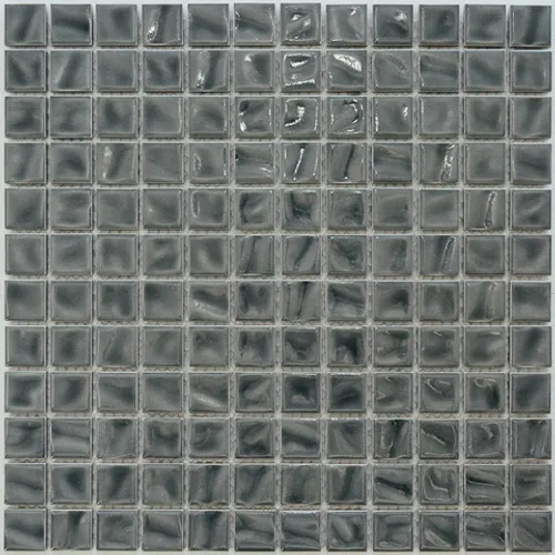 Мозаичная плитка из керамики P-534 Porcelain глянцевая рельефная серый