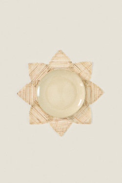 ZARA HOME СЕРВИРОВОЧНАЯ САЛФЕТКА, СВЕТЛО-БЕЖЕВЫЙ