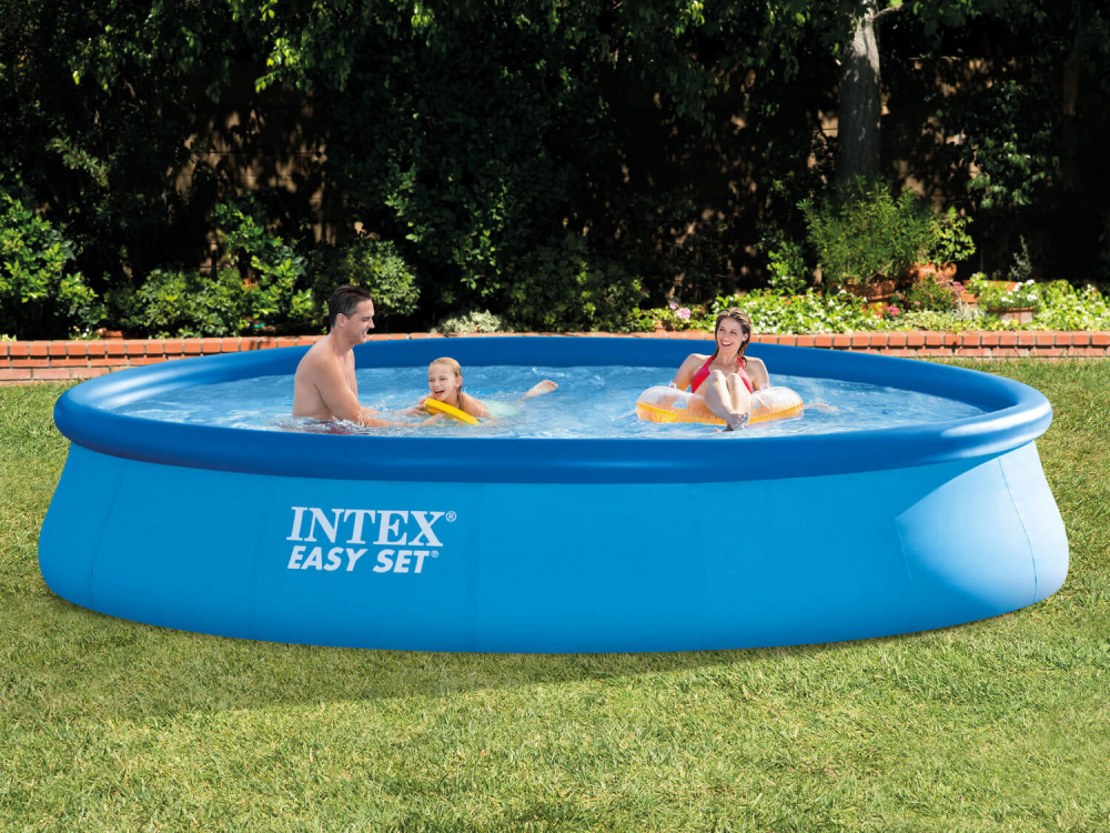 Бассейн надувной Intex Easy Set 457х84 см + фильтр-насос 2006 л/ч (28158)