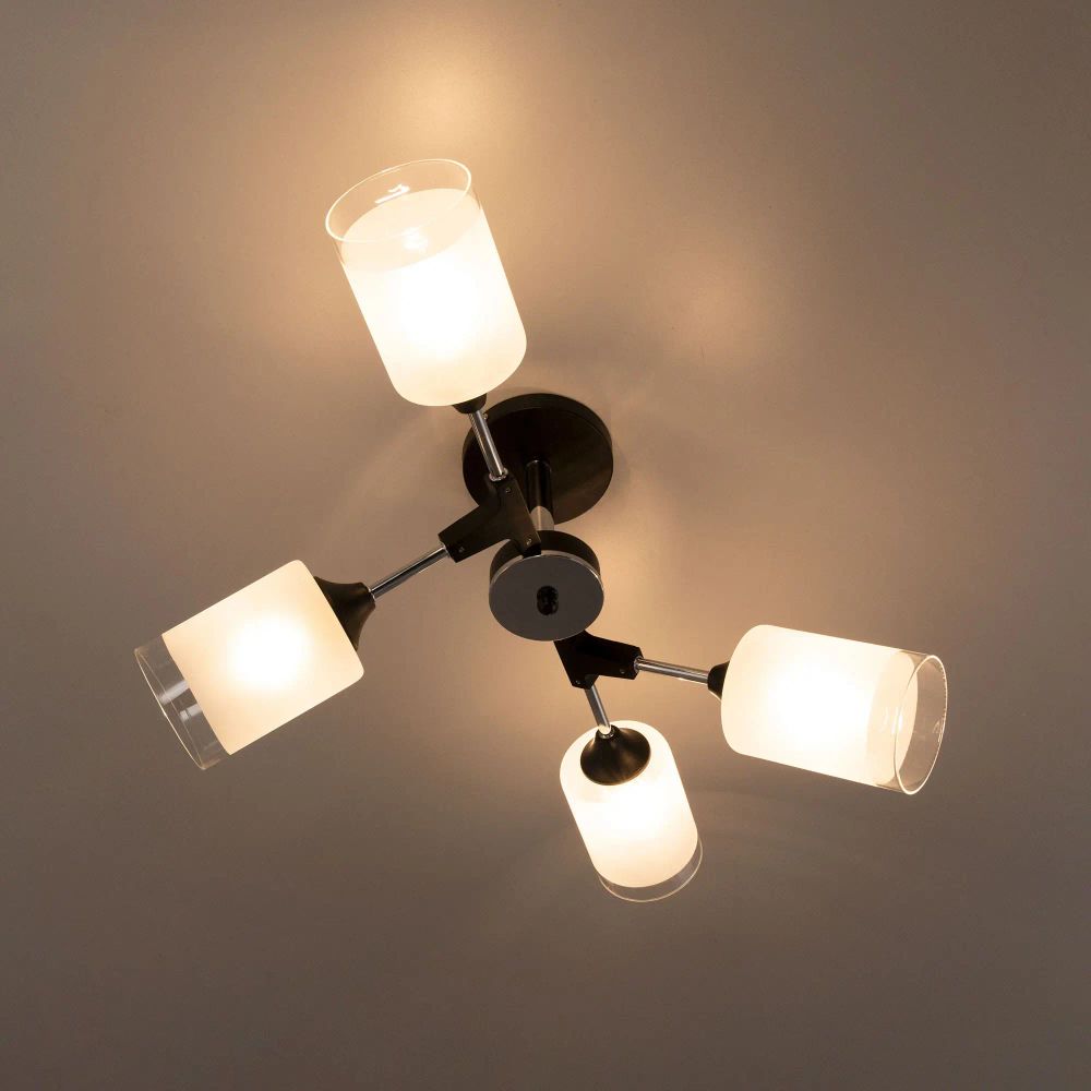 Citilux Эрик CL136145 Люстра потолочная Чёрная