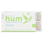 Stevita Naturals, Hum®, жевательная резинка без сахара, мята, 12 шт.
