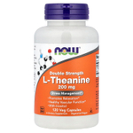 NOW Foods, L-теанин, 120 растительных капсул