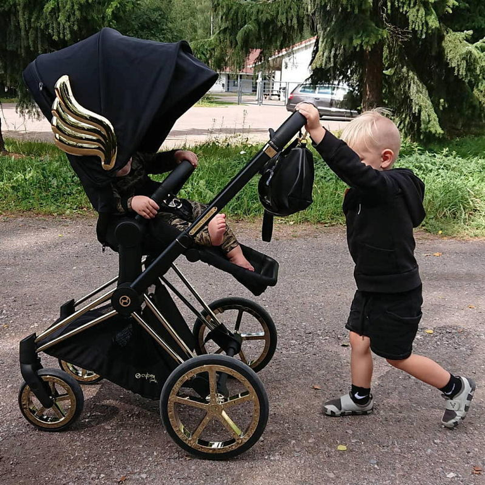 Коляска 3 в 1 Cybex Priam IV и автокресло Cloud T i-Size Jeremy Scott Wings