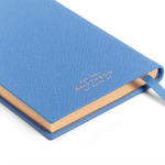 Smythson Блокнот Panama Notebook Liberty Nile Blue