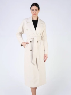 Пальто демисезонное длинное с поясом