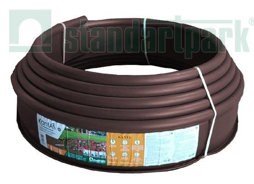 Бордюр KANTA SP Б- 1000.10.02 - П пласт. (коричневый) 82552-К