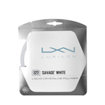 Струны для тенниса LUXILON SAVAGE WHITE Сеты (1 натяжка) 12 м