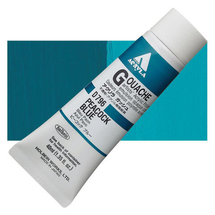 Holbein Acrylic Gouache 40 мл. 796 [А] Peacock Blue
