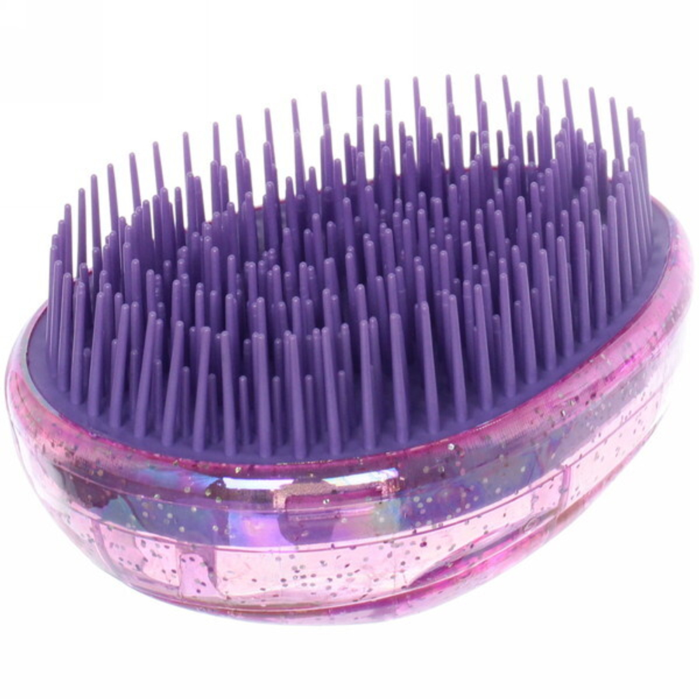 Расческа массажная компактная «Beauty Room», цвет фиолетовый в коробке, 8*6,5см