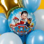 Шар (18''/46 см) Круг, Дружная команда, 1 шт. в уп.