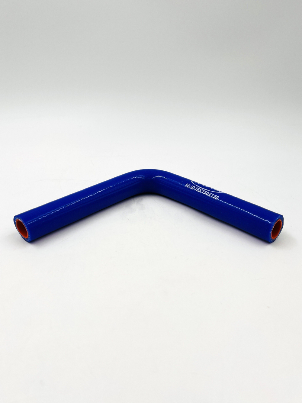 Патрубок угловой 90 размер 150х150хD16 мм 1 шт силикон