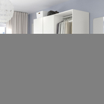 Распашной шкаф PAX VIKANES IKEA (белый)  230*60*240