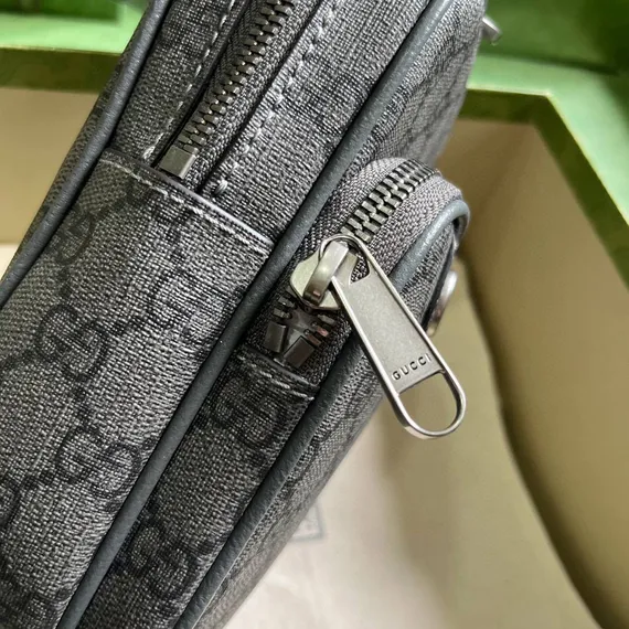 Сумка мужская GUCCI GG OPHIDIA MINI, серая