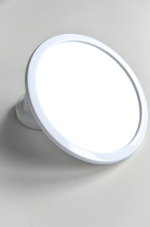 Зеркало настенное круглое SWED HOUSE, белый, 16*6.5 см, пластик