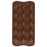 Форма для приготовления конфет choco spiral силиконовая