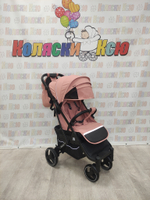 Коляска прогулочная Baballo Future 2024 розовый (черная рама)