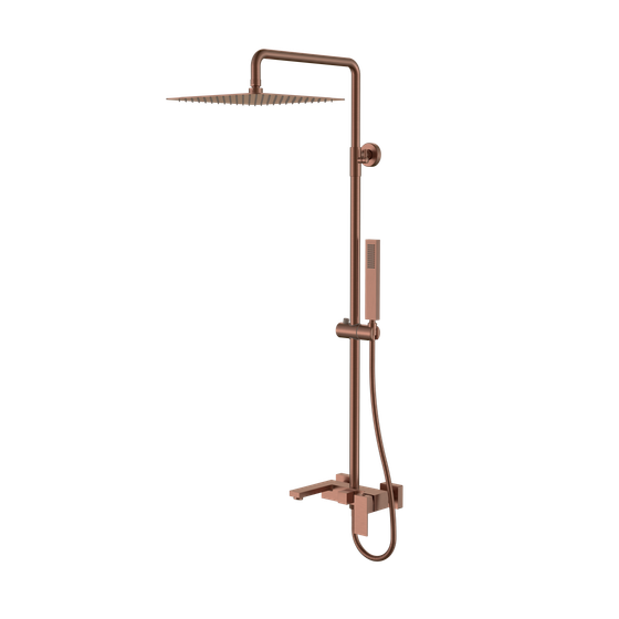 Стойка для душа QUBIC Brushed Bronze