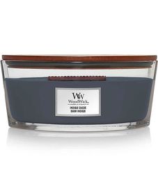Индиго замша, ароматическая свеча эллипс, WoodWick