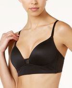 Удлиненный бескаркасный бюстгальтер-бралетт с гладкими чашками (Размер: 85B) (Цвет: синий)