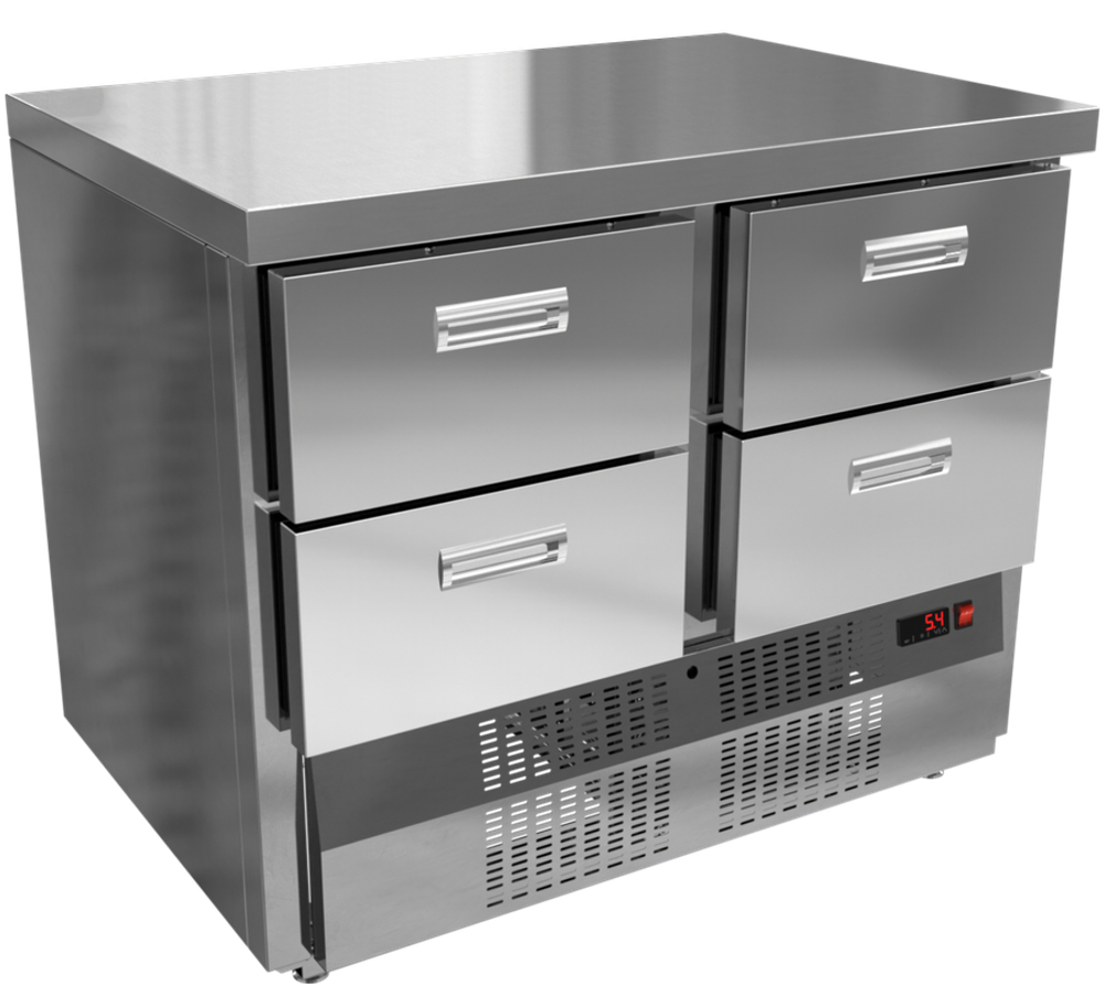 Стол холодильный Kroner СХ 4я-100-70