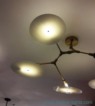 Lindsey Adelman Branching Discs 05.06 Chandelier Replica ( bronze)