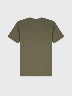 Футболка C.P. Company 30/1 Jersey Patch Logo Ivy Green