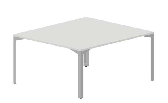 Составной стол на 2 рабочих места 138х156,6х75см, без отверстий