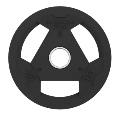 Диск олимпийский BRONZE GYM обрезиненный 15 кг