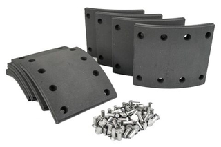 Комплект передних тормозных колодок (накладок) Jac N90 | Камаз Компас 9