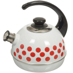 Чайник сталь, эмал, 3.5 л, свист, руч консоль, Рубин, С2326, бел, T04/35/03/02/ 04/ 05/ 08/ 021/ 28