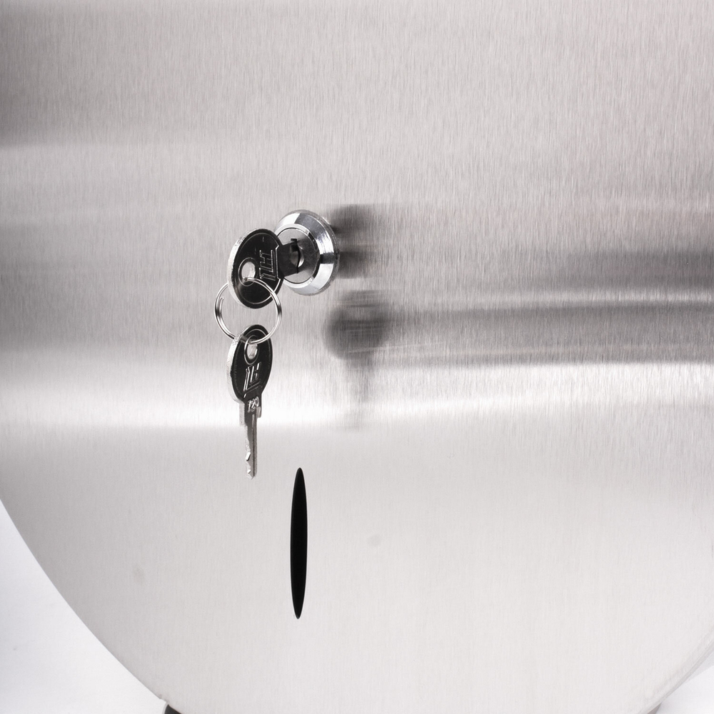 Диспенсер для туалетной бумаги LAIMA PROFESSIONAL INOX, (Система T1) БОЛЬШОЙ, нержавеющая сталь, матовый.